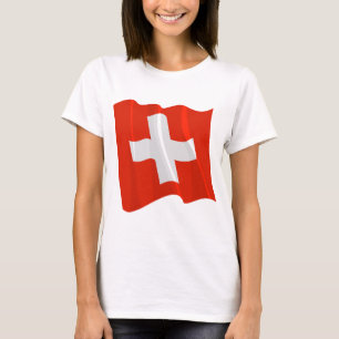 T - Shirt der Schweizer Flagge