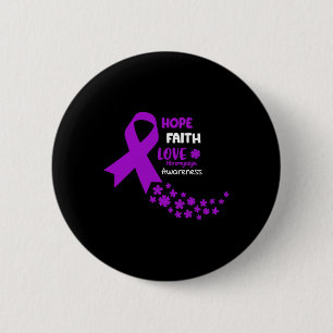 T-Shirt der Sensibilisierung Hoffnung Glaube Liebe Button