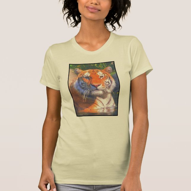 T - Shirt der Sibirischen Tiger-Ladys (Vorderseite)