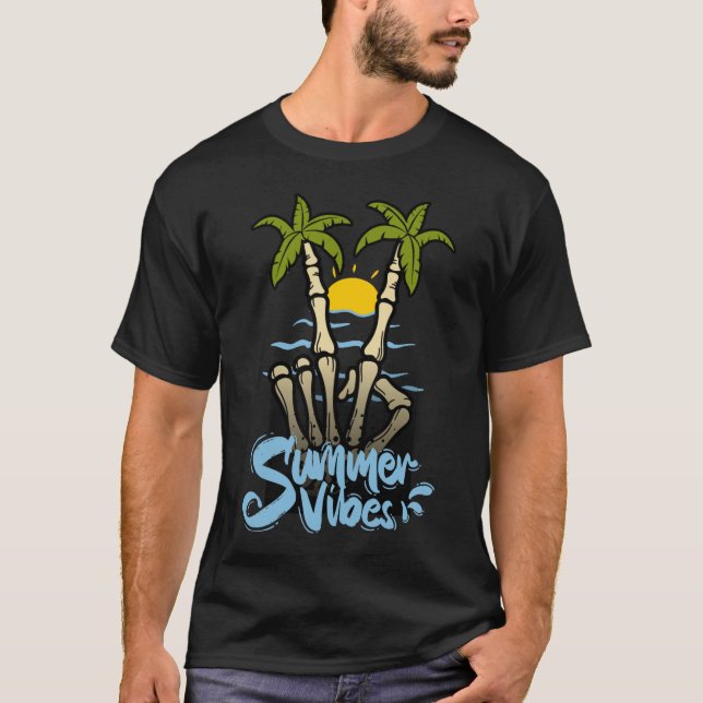 T - Shirt der Sommervibes (Vorderseite)