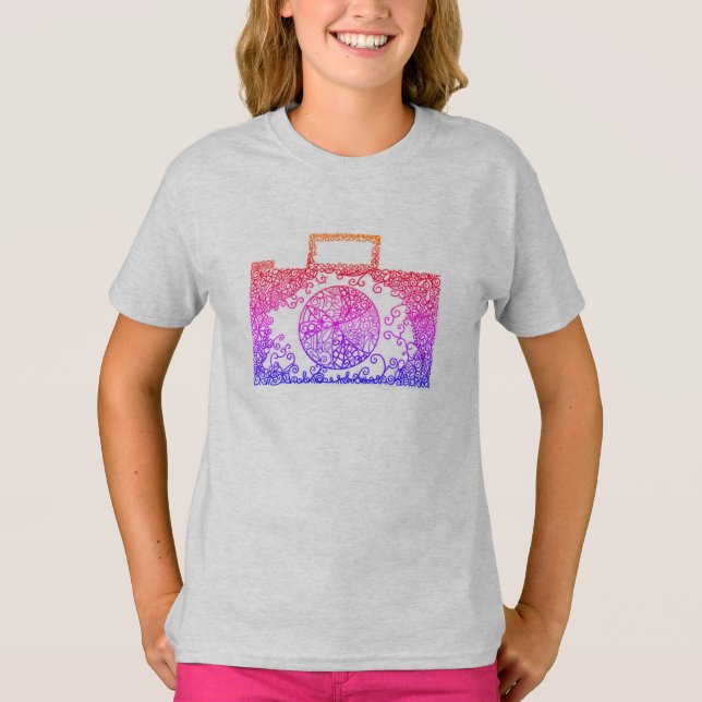 T - Shirt der Sonnenaufgangskamera (Vorderseite)