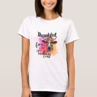 T - Shirt der sonnigen Kuh, Heifer, Landleben, Ran
