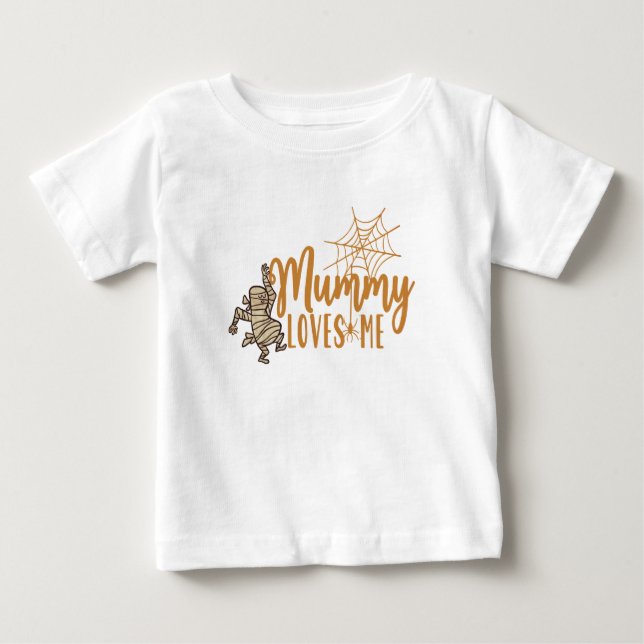 T-Shirt der spielerischen Mummy Baby - süßes Hallo (Vorderseite)