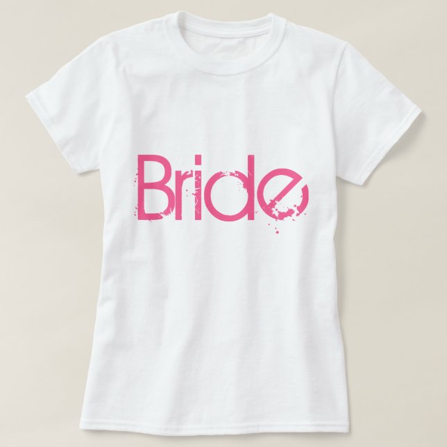 T - Shirt der Typ-Brille mit heiß rosa Druckausfal (Design vorne)