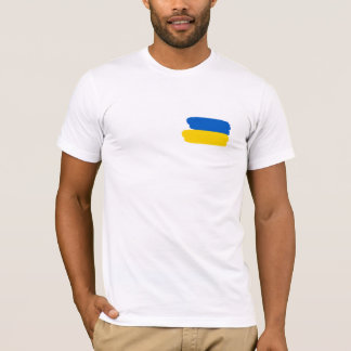 T - Shirt der ukrainischen Flagge