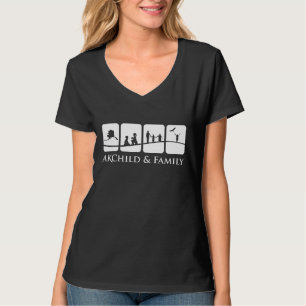 T-Shirt der V-Hals AK der Kinder-u.