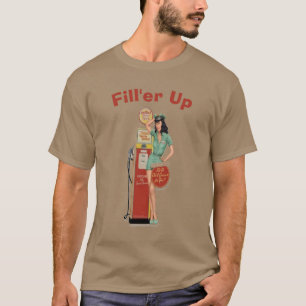 T - Shirt der Vintagen Gasstation