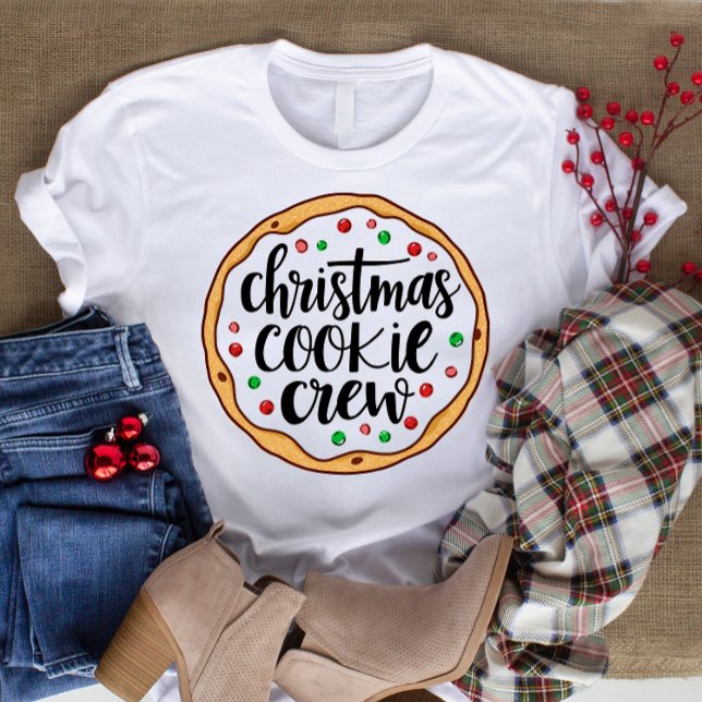 T-Shirt der Weihnachtsplätzchen-Crew Tri-Blend Shirt (Von Creator hochgeladen)