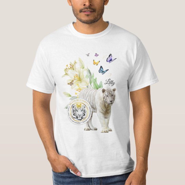 T - Shirt der Weiße Tiger (Vorderseite)