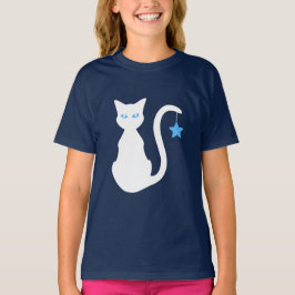 T - Shirt der weißen Katze (Kind)