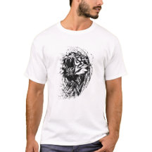 T - Shirt der wilden Katze
