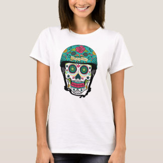 T-shirt Derby de Los Muertos - crâne de sucre de Derby de