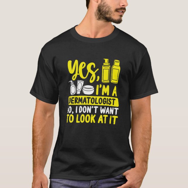 T-shirt Dermatologie Docteur Dermatologie Infirmière Soins (Devant)