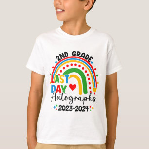 T-shirt Dernier jour de l'école Autographe 2e année de dip