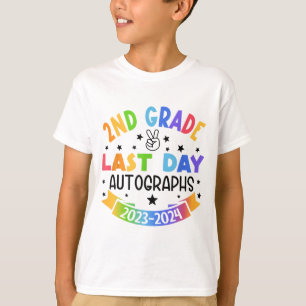 T-shirt Dernier jour de l'école Autographe 2e année de dip