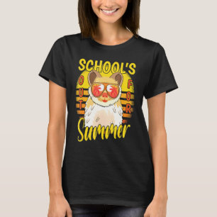 T-shirt Dernier Jour De L'école Fermée Pour Les Vacances D