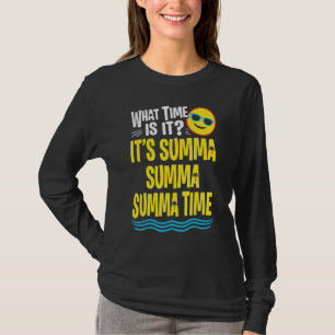T-shirt Dernier Jour De L'École Heure D'Été Palm Tree Prof
