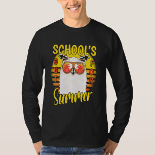T-shirt Dernier Jour D'école Pour Les Vacances D'été Hibou
