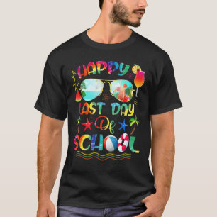 T-shirt Dernier Jour D'École Pour Professeur Hors Service 