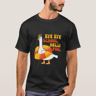 T-shirt Dernier Jour D'École Professeur Élève Au Revoir Éc