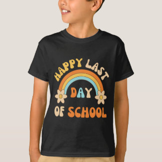 T-shirt Dernier Jour D'école Professeur Étudiant Remise De