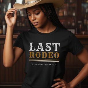 T-shirt Dernier Rodéo Enterrement de Vie de Jeune Fille En