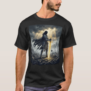T-shirt Dernier survivant Fantastique sombre Guerrier Bata