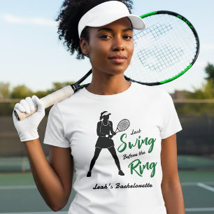 T-shirt Dernier Swing de Tennis Avant la Bague