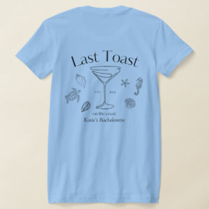 T-shirt Dernier toast sur le tee shirt de la côte