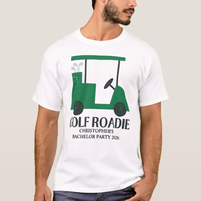 T-shirt Dernier Tour de Swing avant l'enterrement de vie d (Devant)