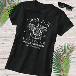 T-shirt Dernier Voile de Demoiselle d'Honneur d'Art de Lig