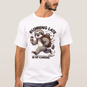T-shirt Dernière exécution Est Mon Cardio - Funny Sloth Co