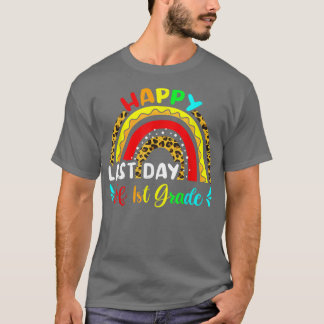 T-shirt Dernière journée de 1ère année enseignant Leopard 