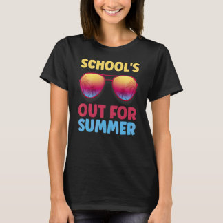 T-shirt Dernière journée de l'école dehors pour un enseign