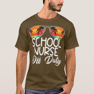 T-shirt Dernière journée de l'école d'été infirmière de se