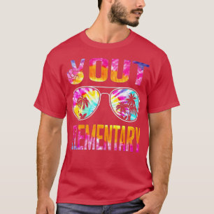 T-shirt Dernière journée de l'école Paix dehors Enseignant