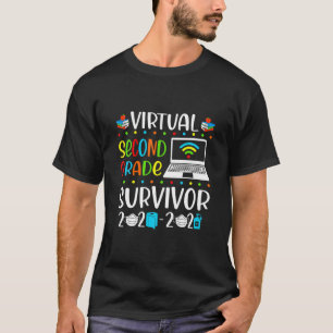 T-shirt Dernière Journée De L'École Virtuelle Survivor De