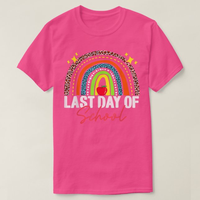 T-shirt Dernière journée de l'enseignant de l'école Diplôm (Design devant)
