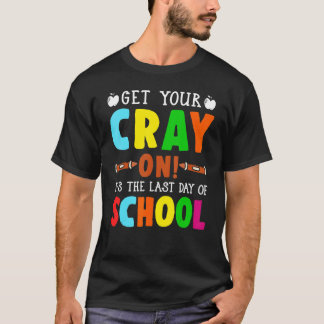 T-shirt Dernière Journée De L'Enseignant Enfants Maternell