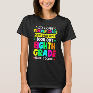 T-shirt Dernière journée de septième année regardez dehors
