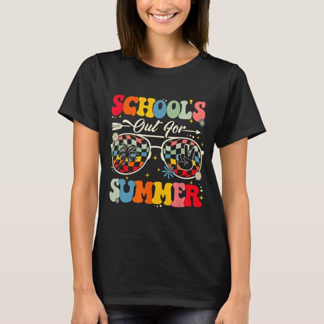 T-shirt Dernière journée d'école dehors pour les garçons d (Devant)
