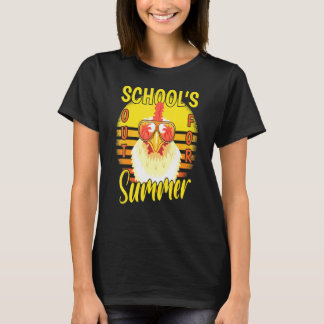 T-shirt Dernière Journée D'Écoles Pour Les Vacances D'Été 