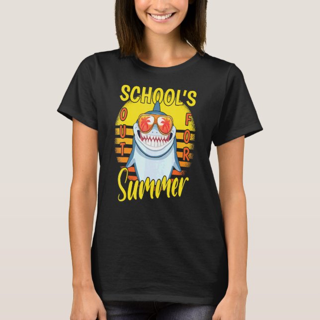 T-shirt Dernière Journée D'Écoles Pour Les Vacances D'Été  (Devant)