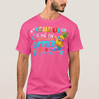 T-shirt Dernière Journée D'Écoles Scolaires Sorties Pour V