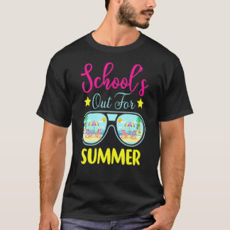 T-shirt Dernière Journée D'Écoles Sorties Pour Enseignant 