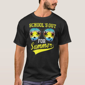 T-shirt Dernière Journée D'Écoles Sorties Pour Enseignant 