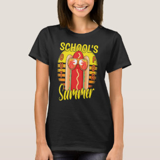 T-shirt Dernière Journée D'Écoles Sorties Pour Les Vacance
