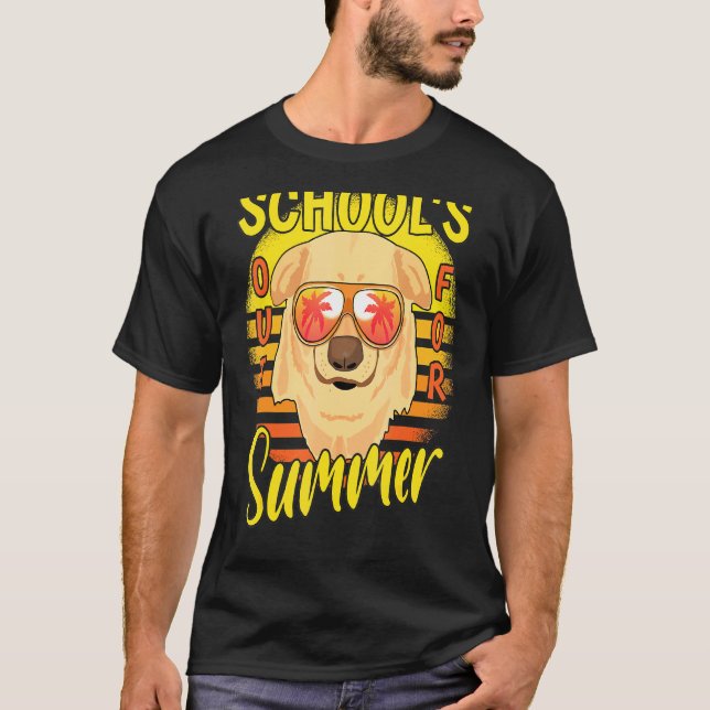 T-shirt Dernière Journée D'Écoles Sorties Pour Les Vacance (Devant)