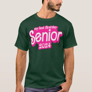 T-shirt Dernière première journée de classe de 2024 Aînés