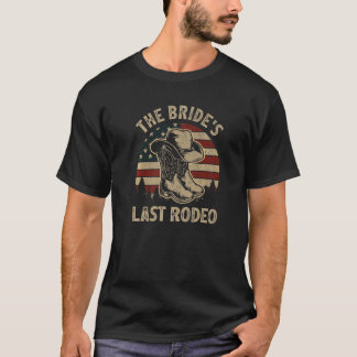 T-shirt Dernière Rodeo de la Mariée, Mariage de Fille Bach
